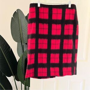 Talbots Wool Plaid Skirt